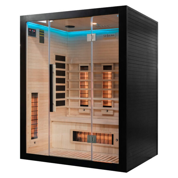 Miracle Sauna- UK-Lux: 3 Person Far Infrared Sauna - The Reviva Hub