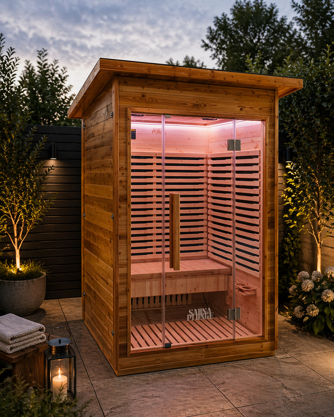 Sauna Plunge- Yorkshire Cabin Infrared 2 Person Outdoor Sauna