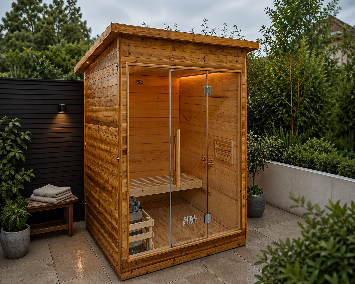 Sauna Plunge- Bronte Traditional Cabin 2 Person Outdoor Sauna