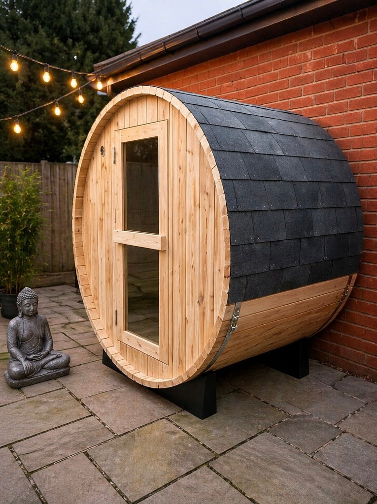 Fonteyn- Outdoor Barrel Sauna 4ft Rustic