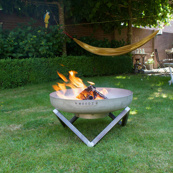MOODZ - Fire Bowl Star Feet - Stainless Steel 60cm - The Reviva Hub