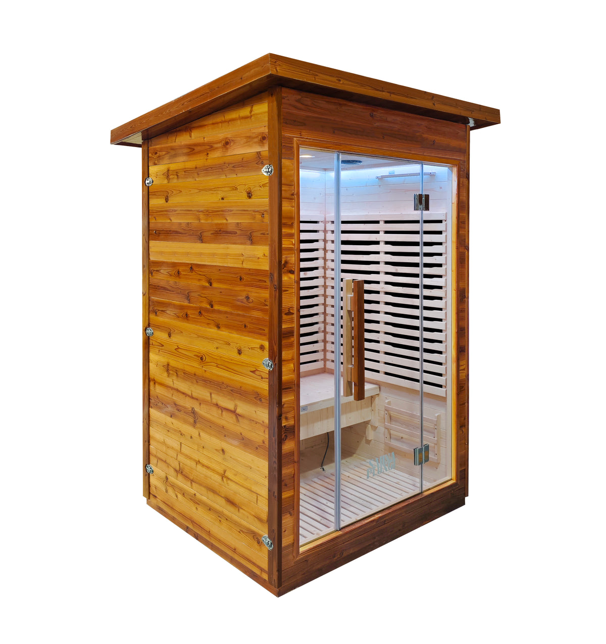 Sauna Plunge- Yorkshire Cabin Infrared 2 Person Outdoor Sauna - The Reviva Hub