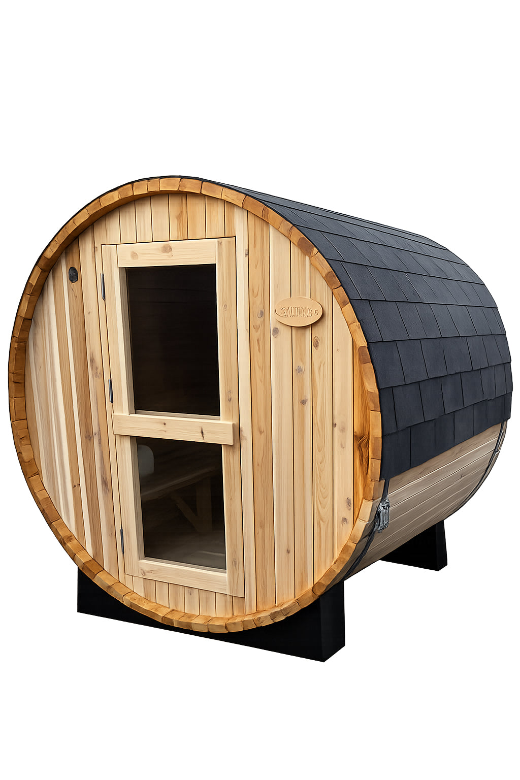 Fonteyn- Outdoor Barrel Sauna 6ft Rustic