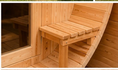 Fonteyn- Outdoor Barrel Sauna 7+1 ft. Rustic