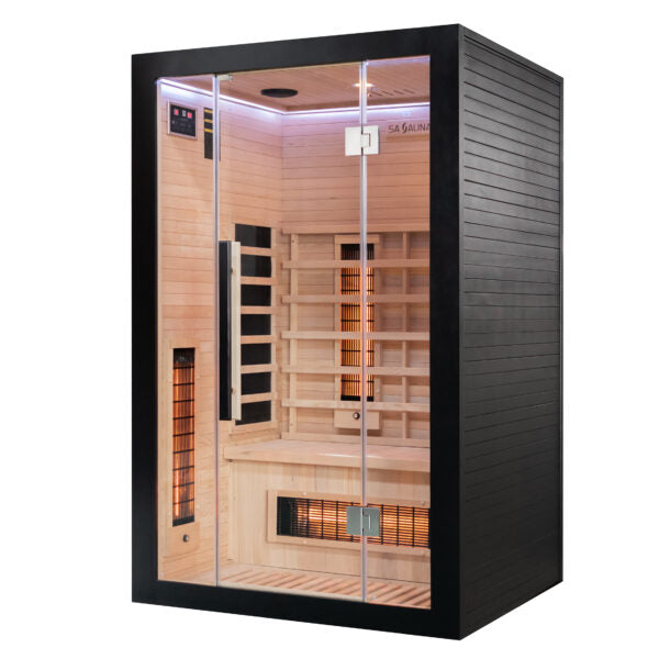 Miracle Sauna- UK-Lux: 2 Person Far Infrared Sauna - The Reviva Hub