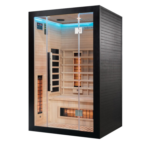 Miracle Sauna- UK-Lux: 2 Person Far Infrared Sauna - The Reviva Hub