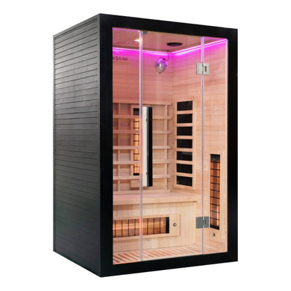 Miracle Sauna- UK-Lux: 2 Person Far Infrared Sauna - The Reviva Hub