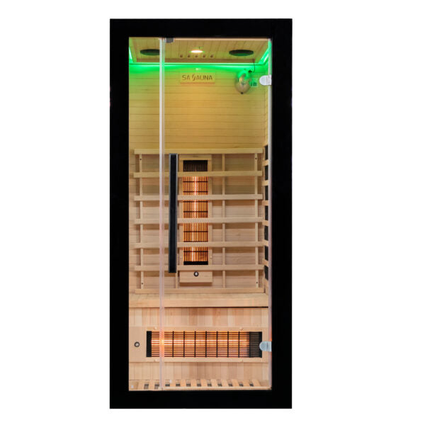 Miracle Sauna- UK-Lux: 1 Person Far Infrared Sauna - The Reviva Hub