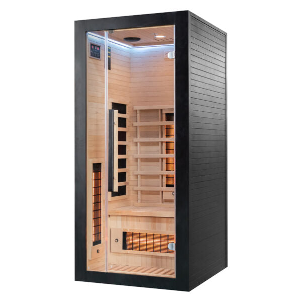 Miracle Sauna- UK-Lux: 1 Person Far Infrared Sauna - The Reviva Hub