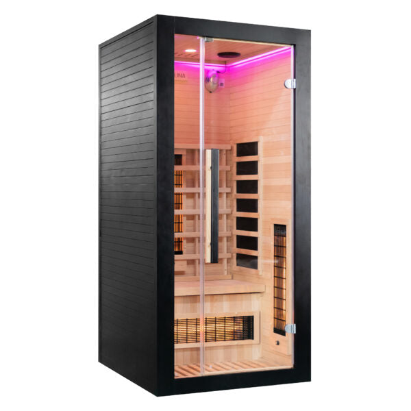 Miracle Sauna- UK-Lux: 1 Person Far Infrared Sauna - The Reviva Hub