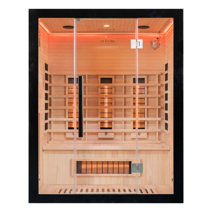 Miracle Sauna- UK-Lux: 3 Person Far Infrared Sauna - The Reviva Hub