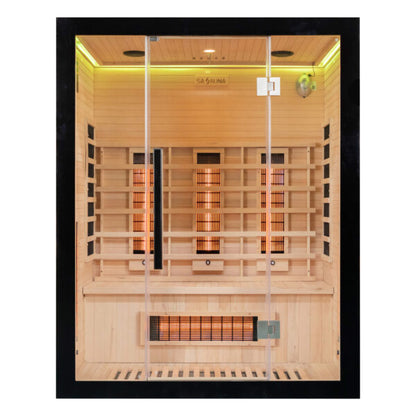 Miracle Sauna- UK-Lux: 3 Person Far Infrared Sauna - The Reviva Hub