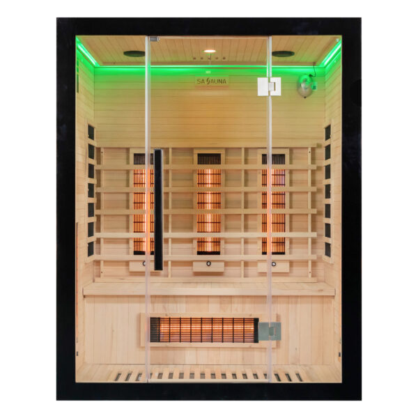 Miracle Sauna- UK-Lux: 3 Person Far Infrared Sauna - The Reviva Hub