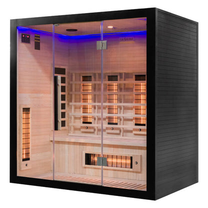 Miracle Sauna- UK-Lux: 4 Person Far Infrared Sauna - The Reviva Hub