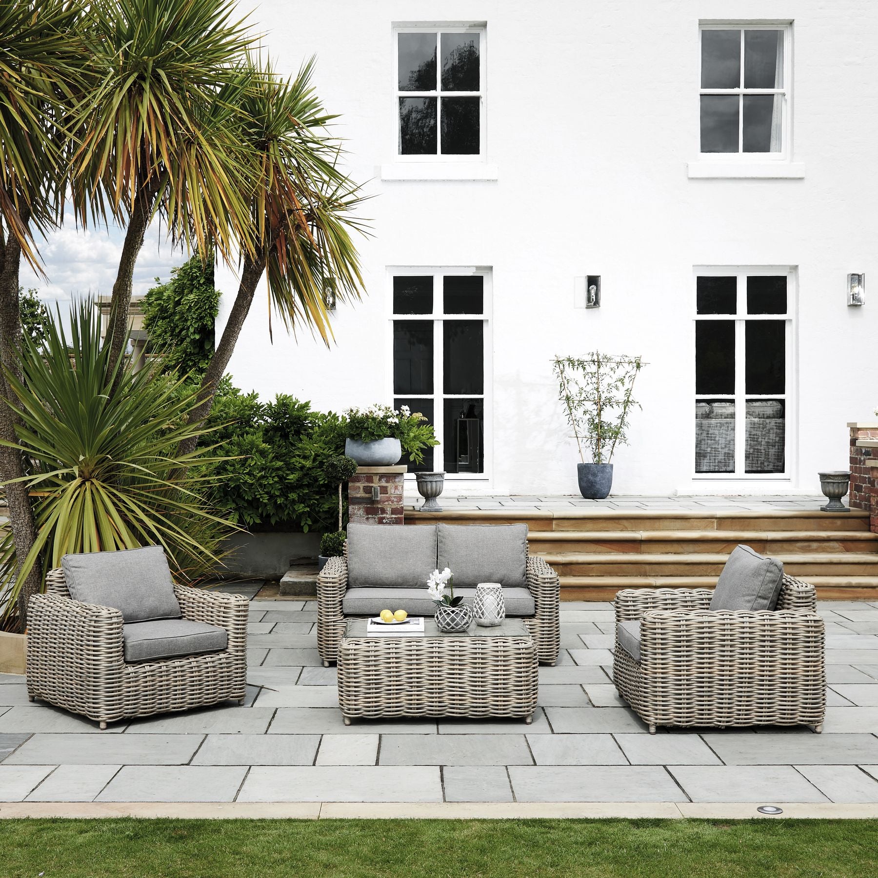 Amalfi Collection Outdoor Four Seater Lounge Set - The Reviva Hub