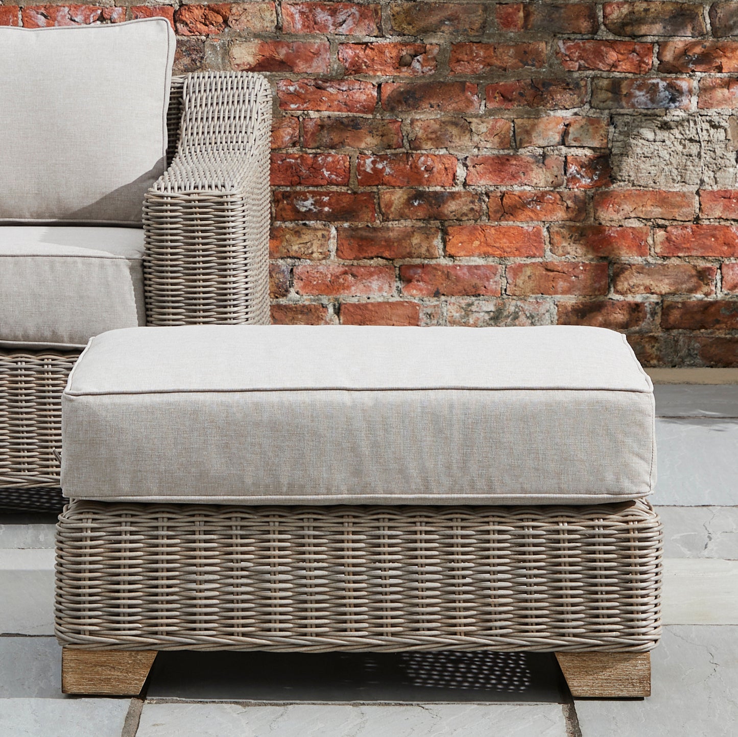 Capri Collection Outdoor Foot Stool - The Reviva Hub