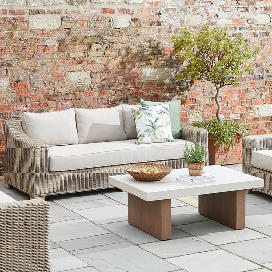 Capri Collection Outdoor Three Seater Sofa - The Reviva Hub