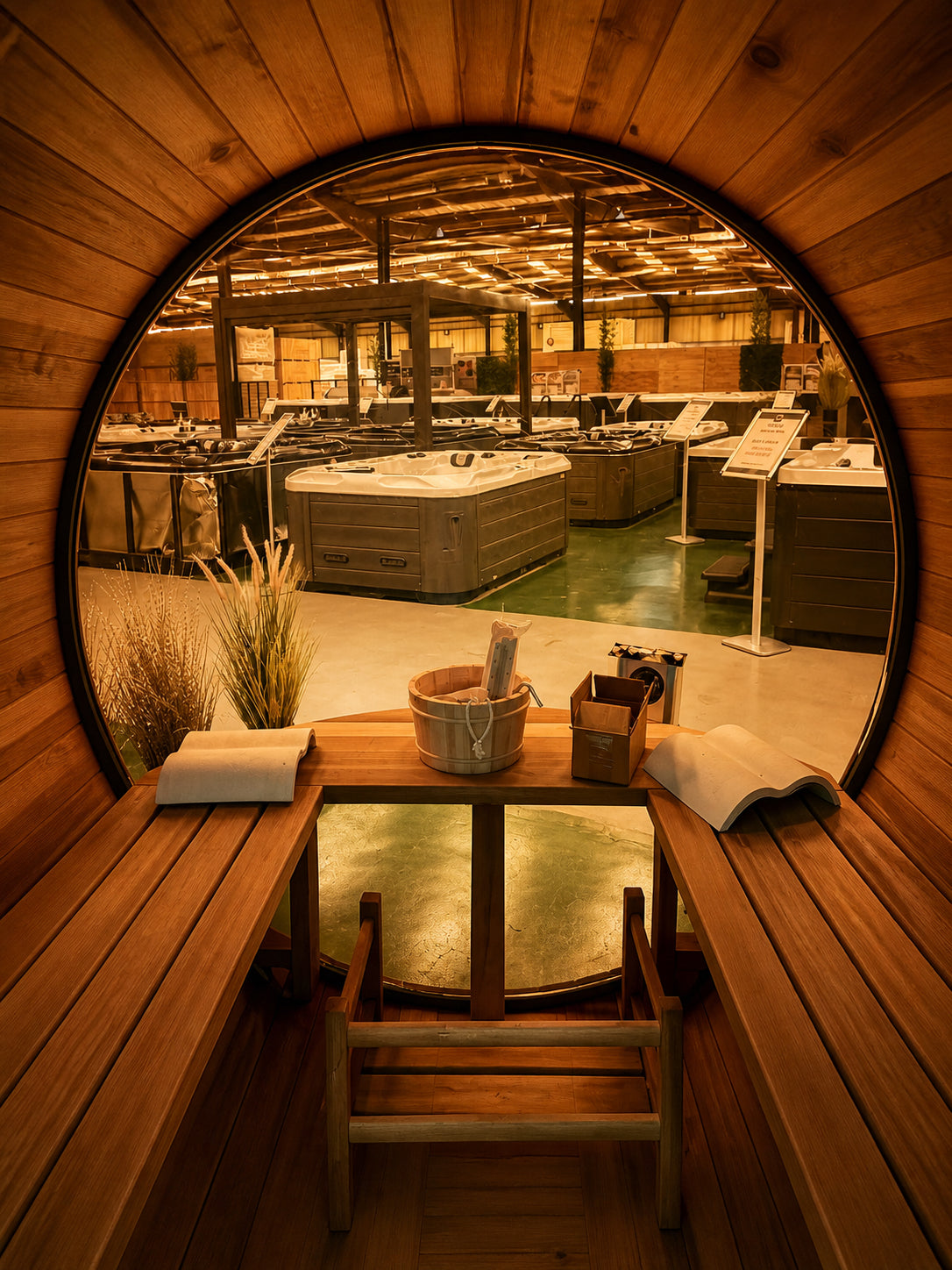 Fonteyn- Outdoor Barrel Sauna Panorama 1800