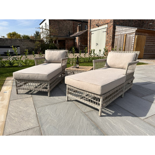 Provence Collection Outdoor Sun Lounger Set - The Reviva Hub
