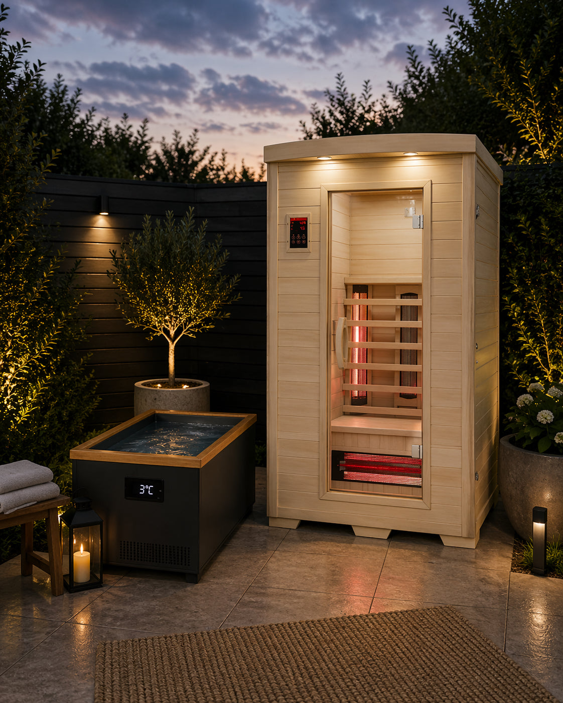 Fonteyn- Bella 1 Infrared Indoor Cabin Sauna