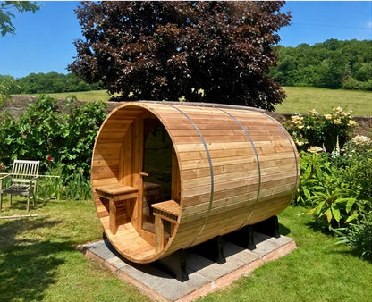 Fonteyn- Outdoor Barrel Sauna 7+1 ft. Rustic