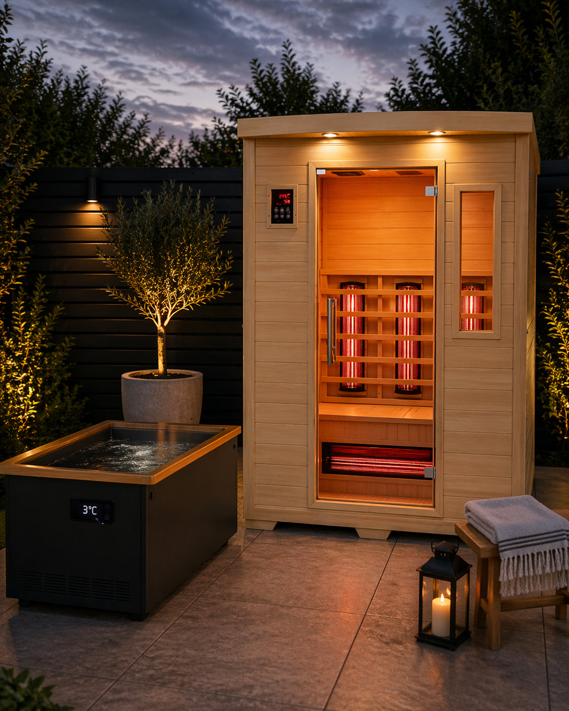 Fonteyn- Bella 2 Indoor Infrared Cabin Sauna