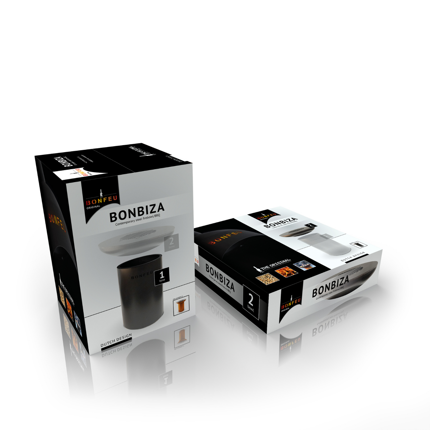 BonFeu- BonBiza Closed Outdoor Fire Bowl & Grill
