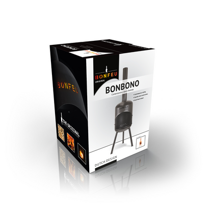BonFeu- BonBono Outdoor Chiminea Fireplace & Grill