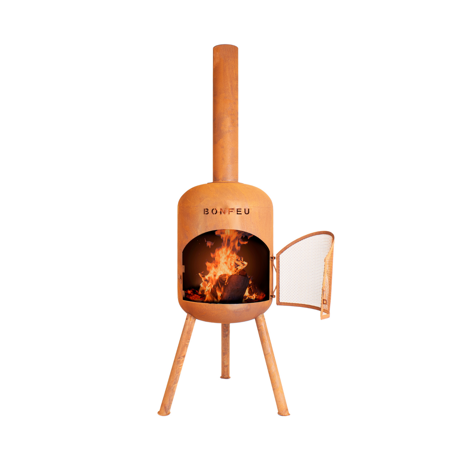 BonFeu- BonBono Outdoor Chiminea Fireplace & Grill