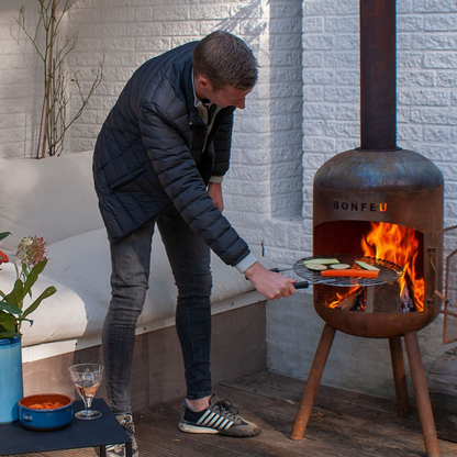 BonFeu- BonBono Outdoor Chiminea Fireplace & Grill
