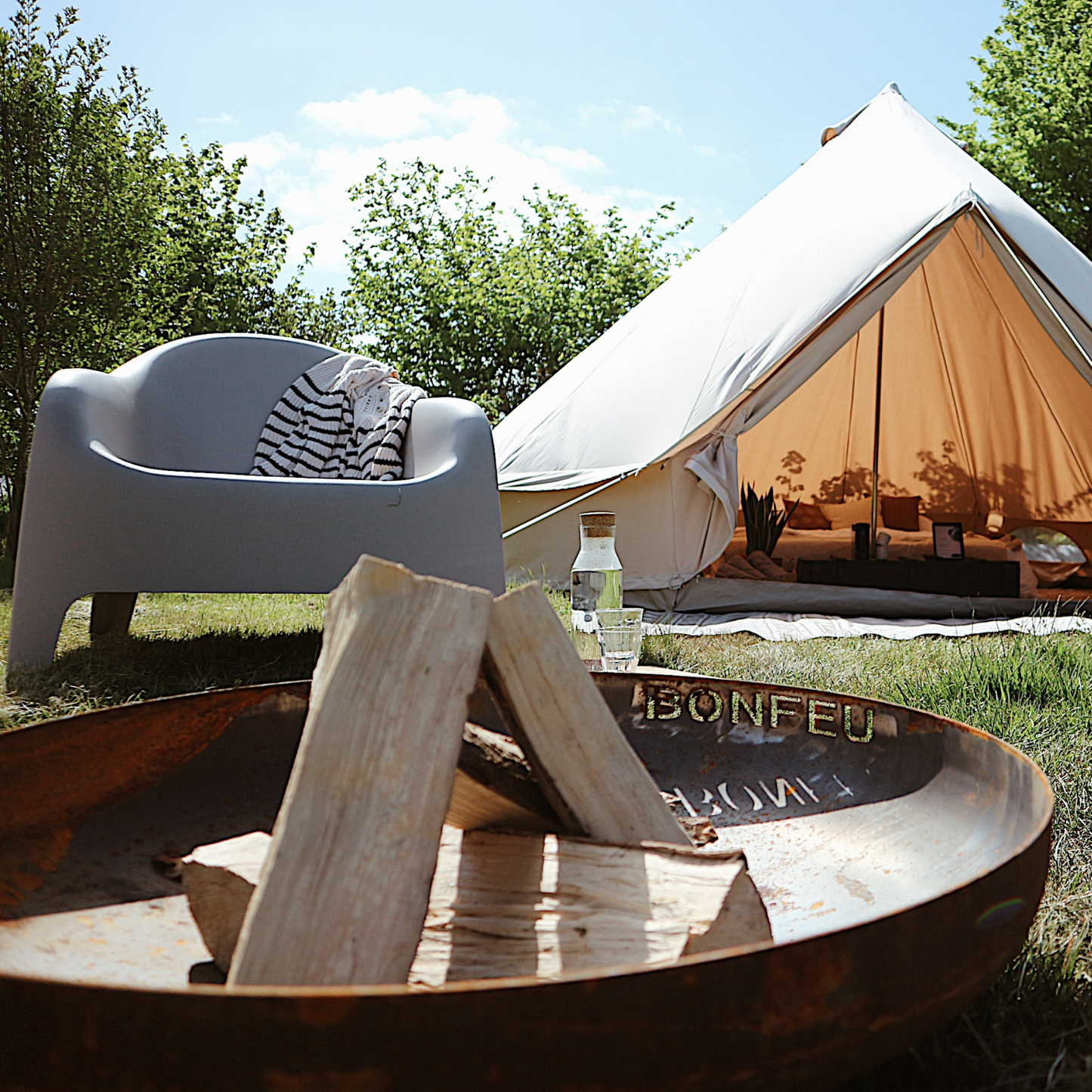 BonFeu- BonBowl Outdoor Fire Bowl in Corten (Available in 60cm, 80cm, 100cm, 120cm, 150cm)