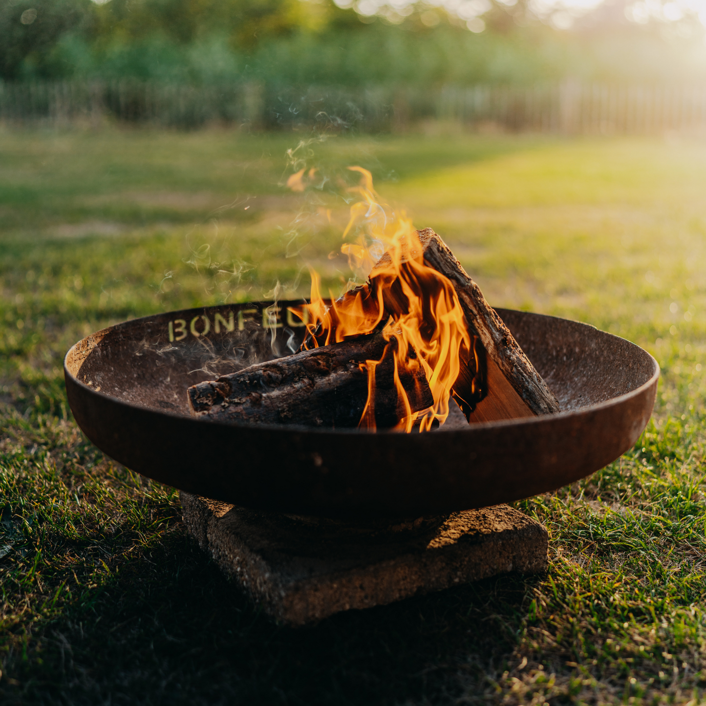 BonFeu- BonBowl Outdoor Fire Bowl in Corten (Available in 60cm, 80cm, 100cm, 120cm, 150cm)