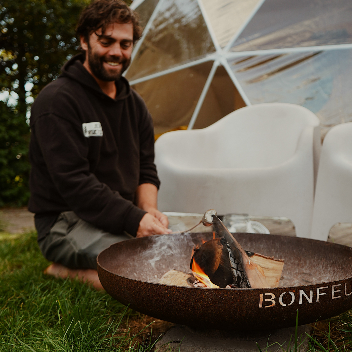 BonFeu- BonBowl Outdoor Fire Bowl in Corten (Available in 60cm, 80cm, 100cm, 120cm, 150cm)