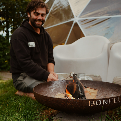 BonFeu- BonBowl Outdoor Fire Bowl in Corten (Available in 60cm, 80cm, 100cm, 120cm, 150cm)