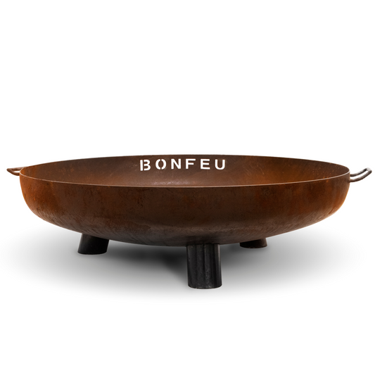 BonFeu- BonBowl Plus Outdoor Fire Bowl in Corten (Available in 60cm, 80cm or 100cm) - The Reviva Hub