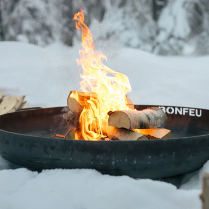 BonFeu- BonBowl Plus Outdoor Fire Bowl in Corten (Available in 60cm, 80cm or 100cm)