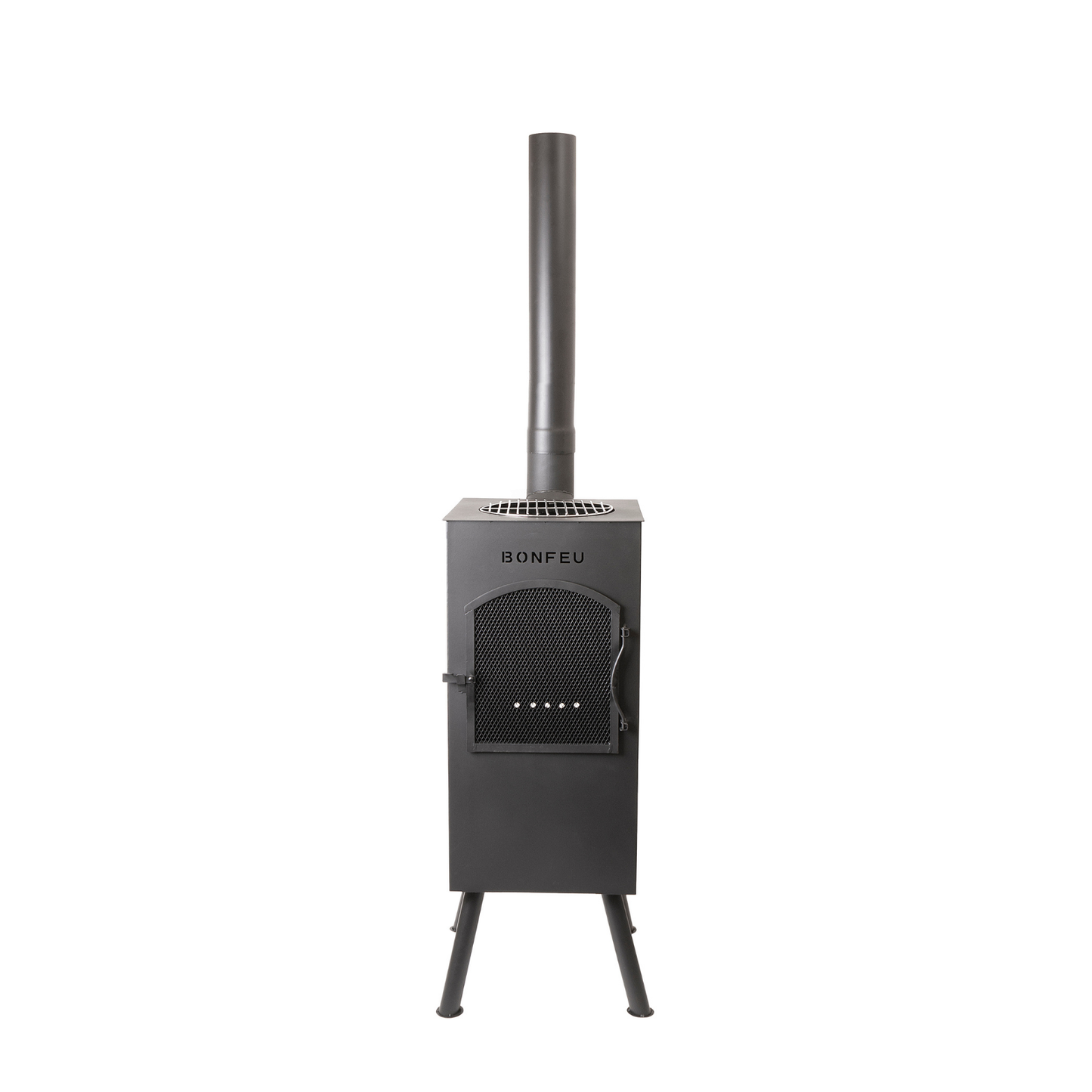 BonFeu- BonCarré Outdoor Chiminea Fireplace & Grill