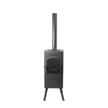 BonFeu- BonCarré Outdoor Chiminea Fireplace & Grill