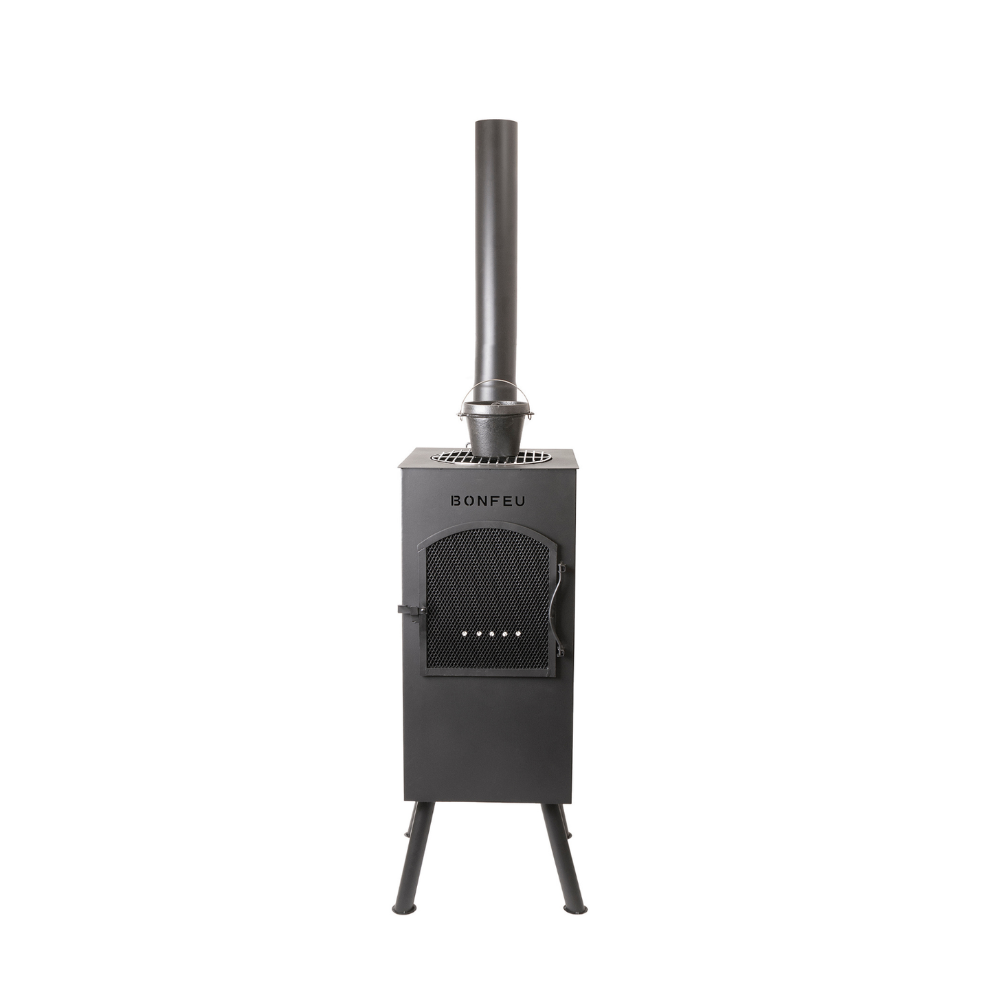 BonFeu- BonCarré Outdoor Chiminea Fireplace & Grill