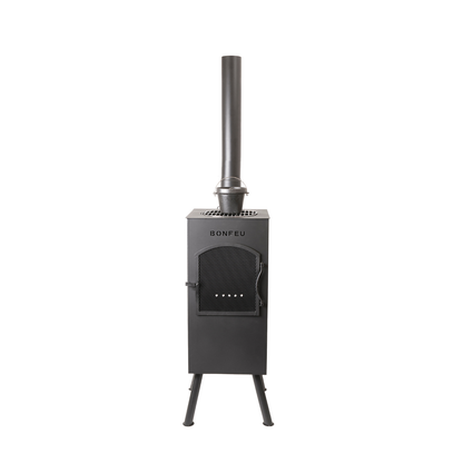 BonFeu- BonCarré Outdoor Chiminea Fireplace & Grill