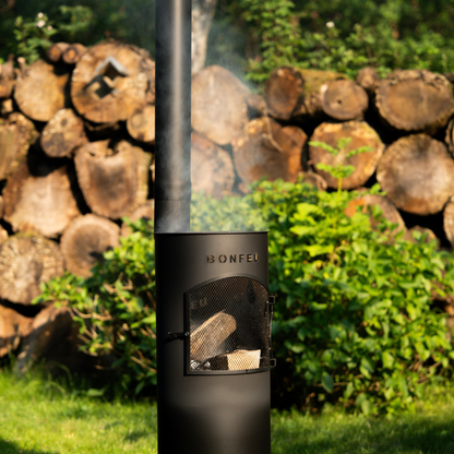 BonFeu- BonGiano LP Outdoor Chiminea Grill & Heater