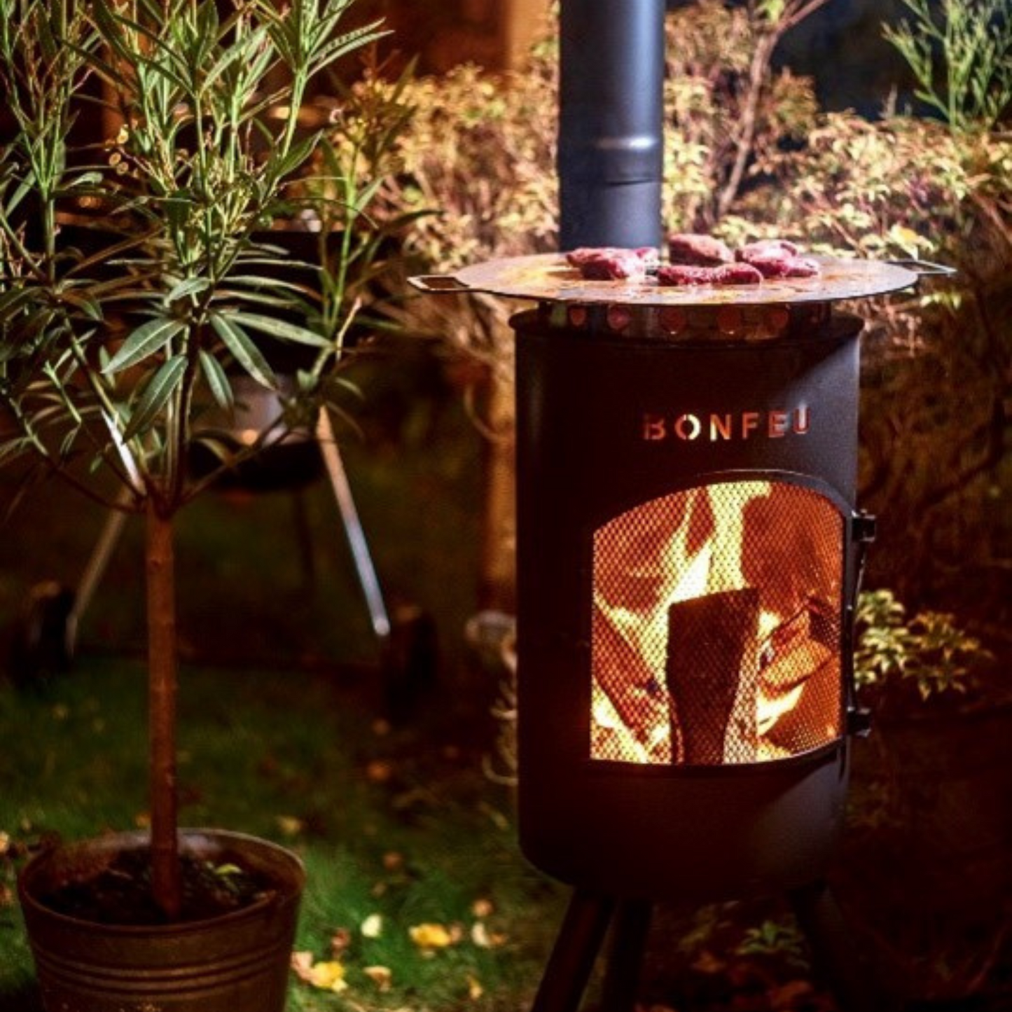 BonFeu- BonGiano SP Outdoor Chiminea Grill & Heater
