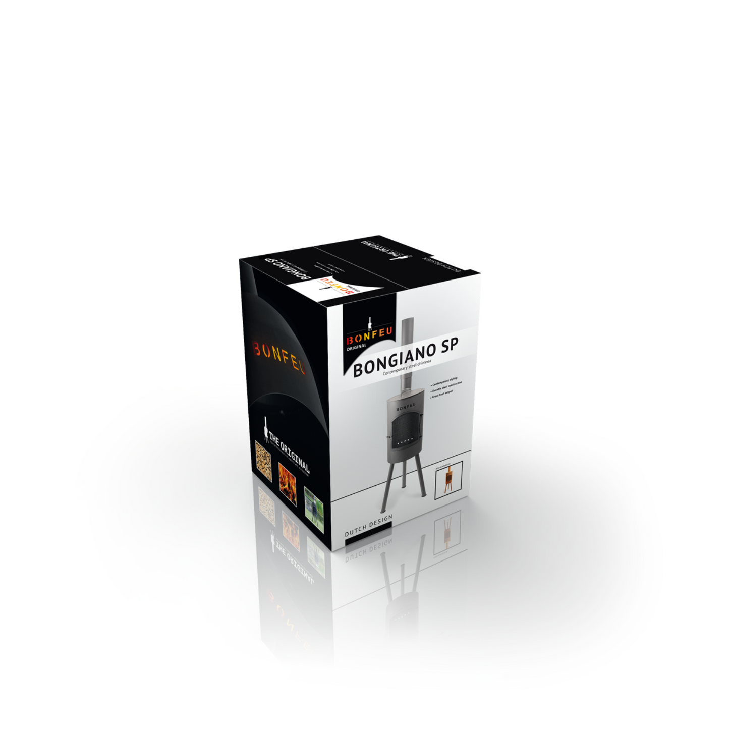 BonFeu- BonGiano SP Outdoor Chiminea Grill & Heater