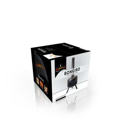 BonFeu- BonGiro Outdoor Fire Place & Grill in Black