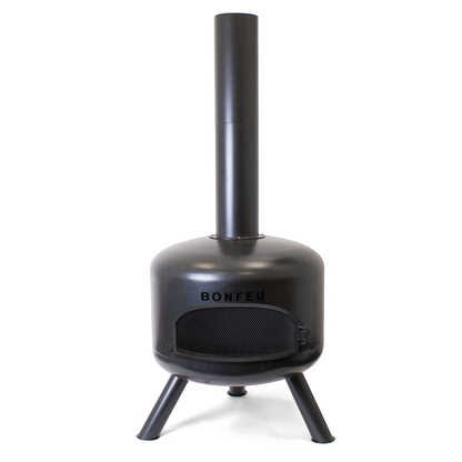 BonFeu- BonGiro Outdoor Fire Place & Grill in Black