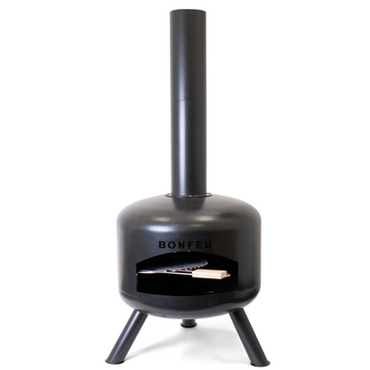 BonFeu- BonGiro Outdoor Fire Place & Grill in Black