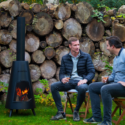 BonFeu- BonPyra Outdoor Fire Place in Black