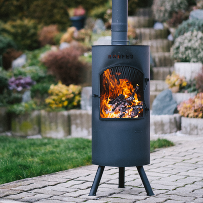 BonFeu- BonTino LP Outdoor Chiminea Fireplace & Grill