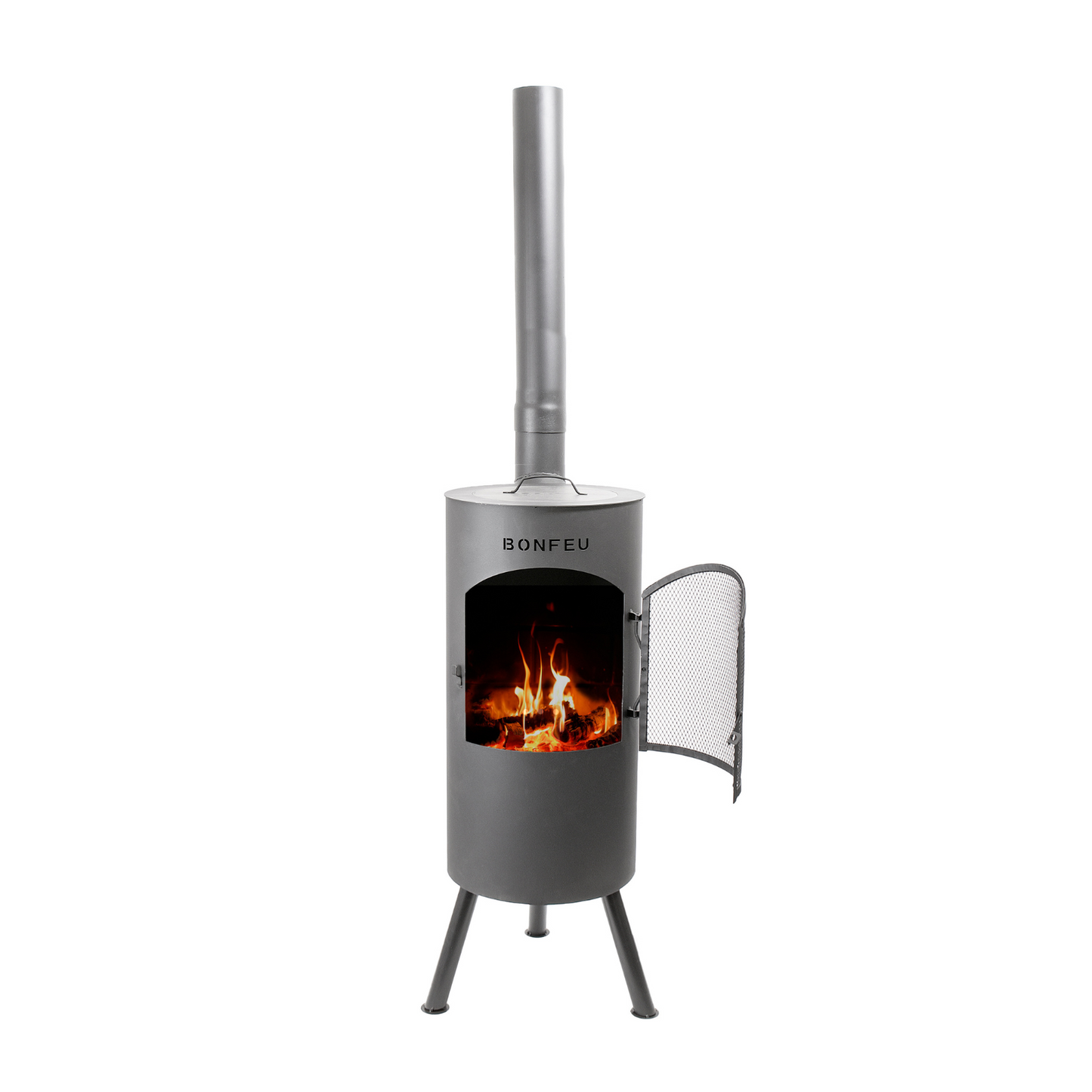 BonFeu- BonTino LP Outdoor Chiminea Fireplace & Grill