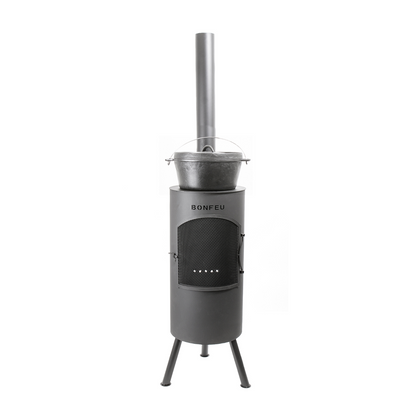 BonFeu- BonTino LP Outdoor Chiminea Fireplace & Grill